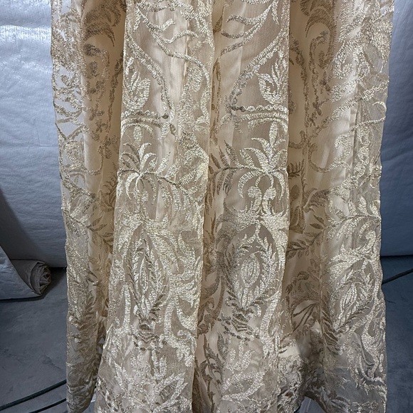 Speechless Gold Halter Prom Gown,event,festival, wedding - Picture 8 of 9